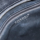 CHANEL Matelasse Reprint Tote Bag Caviar Skin Black CC Auth 160246A-17