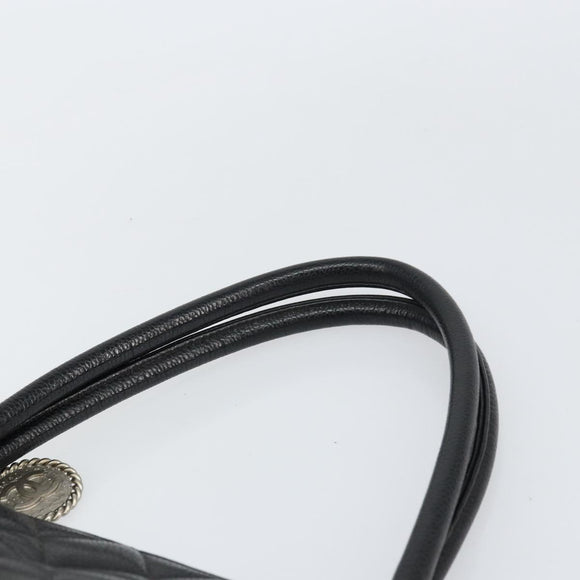 CHANEL Matelasse Reprint Tote Bag Caviar Skin Black CC Auth 160246A