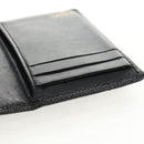 CHANEL COCO Mark Card Case Caviar Skin Black CC Auth 160257V-21