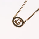 Christian Dior Necklace metal Gold Tone Auth 160258-10