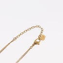 Christian Dior Necklace metal Gold Tone Auth 160258-14