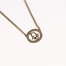 Christian Dior Necklace metal Gold Tone Auth 160258-3