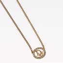 Christian Dior Necklace metal Gold Tone Auth 160258-4