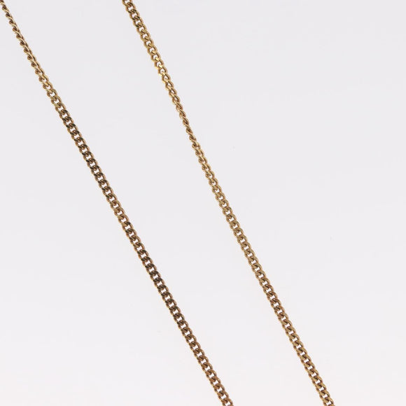 Christian Dior Necklace metal Gold Tone Auth 160258