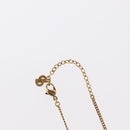 Christian Dior Necklace metal Gold Tone Auth 160258-8