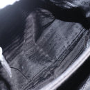 PRADA Tote Bag Nylon Black Silver Auth 160264-10