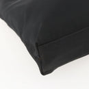 PRADA Tote Bag Nylon Black Silver Auth 160267-11