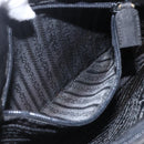 PRADA Tote Bag Nylon Black Silver Auth 160267-20