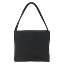 PRADA Tote Bag Nylon Black Silver Auth 160267-3