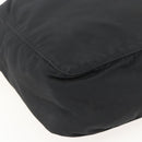 PRADA Tote Bag Nylon Zwart Zilver Auth 160269-14