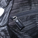 PRADA Tote Bag Nylon Zwart Zilver Auth 160269-20