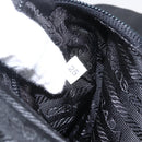 PRADA Tote Bag Nylon Zwart Zilver Auth 160269-12