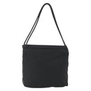 PRADA Tote Bag Nylon Black Silver Auth 160270-13