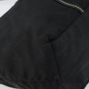 PRADA Tote Bag Nylon Leather Black Silver Auth 160271-14