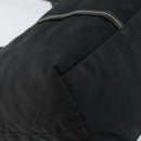 PRADA Tote Bag Nylon Leather Black Silver Auth 160271-16