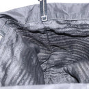 PRADA Tote Bag Nylon Leather Black Silver Auth 160271-19