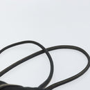 PRADA Tote Bag Nylon Leather Black Silver Auth 160271-8