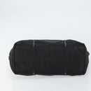 PRADA Tote Bag Nylon Leather Black Silver Auth 160271-5