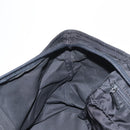 PRADA Tote Bag Nylon Black Silver Auth 160272-20