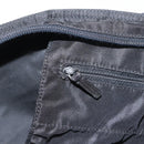 PRADA Tote Bag Nylon Black Silver Auth 160272-21