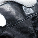 LOEWE Anagram Hand Bag Leather Black Gold Auth 160275-12