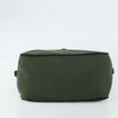 PRADA Hand Bag Nylon Green Auth 160276-5