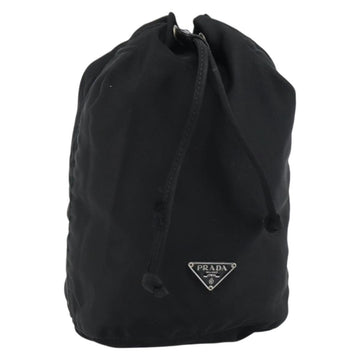PRADA Purse Pouch Nylon Black Auth 160277