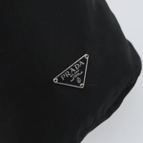 PRADA Purse Pouch Nylon Black Auth 160277