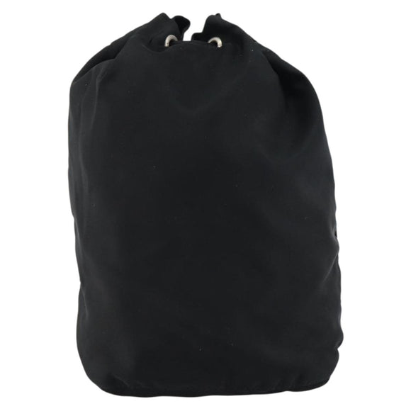 PRADA Purse Pouch Nylon Black Auth 160277