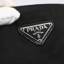 PRADA Shoulder Bag Nylon Black Silver Auth 160278-14