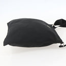 PRADA Shoulder Bag Nylon Black Silver Auth 160278-5