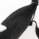 PRADA Shoulder Bag Nylon Black Silver Auth 160278-6