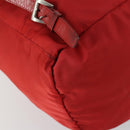 PRADA Backpack Nylon Red Silver Auth 160280-16