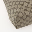 GUCCI GG Supreme Web Sherry Line Tote Bag PVC Beige 40 02 003 Auth 160283-16