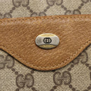 GUCCI GG Supreme Web Sherry Line Tote Bag PVC Beige 40 02 003 Auth 160283-17