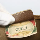 GUCCI GG Supreme Web Sherry Line Tote Bag PVC Beige 40 02 003 Auth 160283-12