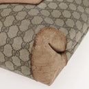 GUCCI GG Supreme Web Sherry Line Tote Bag PVC Beige 002 904 0222 Auth 160284-14