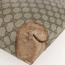GUCCI GG Supreme Web Sherry Line Tote Bag PVC Beige 002 904 0222 Auth 160284-9