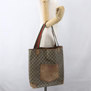 GUCCI GG Supreme Web Sherry Line Tote Bag PVC Beige 002 904 0222 Auth 160284-20
