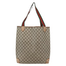 GUCCI GG Supreme Web Sherry Line Tote Bag PVC Beige 002 904 0222 Auth 160284-2