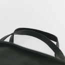 Coach Backpack Leather Green Gold Auth 160288-16