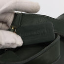 Coach Backpack Leather Green Gold Auth 160288-20