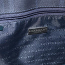 BURBERRY Nova Check Tote Bag PVC Navy Silver Auth 160290-20