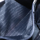 BURBERRY Nova Check Tote Bag PVC Navy Silver Auth 160290-12