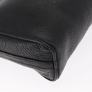 GUCCI Shoulder Bag Leather Black Gold 007 87 0012 Auth 160291-14