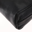 GUCCI Shoulder Bag Leather Black Gold 007 87 0012 Auth 160291-17