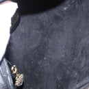 GUCCI Shoulder Bag Leather Black Gold 007 87 0012 Auth 160291-11