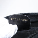 GUCCI Shoulder Bag Leather Black Gold 007 87 0012 Auth 160291-12