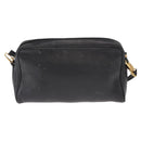 GUCCI Shoulder Bag Leather Black Gold 007 87 0012 Auth 160291-2