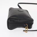 GUCCI Shoulder Bag Leather Black Gold 007 87 0012 Auth 160291-4